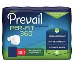 20CT Prevail Per-fit 360 Sz 1 Adult Incontinence Daily Briefs Underwear Diapers. Fixed Price $27.96.