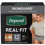Real Fit Incontinence Underwear For Men With Maximum Absorbency, Large/x-larg.... Fixed Price $36.45.