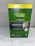 Depend For Men Fit-flex Underwear S/m 28-40 Waist 5 Count. Fixed Price $12.99.