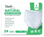 Veeda Natural Adult Incontinence Underwear For Men - Large 24 Count, White. Fixed Price $44.37.