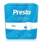 Presto Breathable Brief, Value Plus Absorbency, X-large, 58''-64'', Pack Of 20. Fixed Price $18.79.