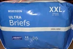 Mckesson Ultra Briefs Adult Diapers, Size Xxl, Pack Of 12. Fixed Price $20.00.