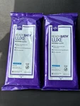 Of 2 - Medline Readybath Luxe Bathing Cloth Fragrance Free 8". Fixed Price $15.40.