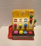 Fisher-price Cash Register Toy + 6 Replacement Coins Working Bell & Drawer 1974. Fixed Price $19.95.