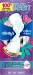 Always Radiant Teen Pads, Size 3, Extra Heavy, With Wings, Unscented, 20 Count. Fixed Price $13.99.