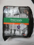 (1) Pack Cvs Fitted Briefs Maximum Absorbency 16 Unisex Large Waist 44"-58". Fixed Price $21.95.