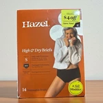 Hazel High & Dry Briefs Size Small 0-6, 14 Count New. Fixed Price $15.55.