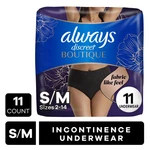 Always Discreet Boutique Incontinence And Postpartum Underwear For Women, Maximu. Fixed Price $29.97.