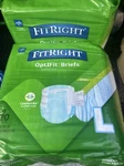 Medline Fitright Large, Extra Adult Briefs - Count. (two Packs Of 20) New. Fixed Price $24.99.