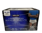 Kirkland Signature Men Protective Underwear, S/m (26 - 37 In), 92 Count. Fixed Price $69.99.