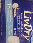 Livdry Underwear, Protective Adult Small Unisex 18CT Super Absorbency. Fixed Price $27.20.