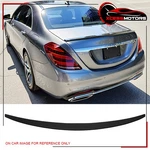 For 14-20 Benz W222 S-class Sedan Amg Style Rear Trunk Spoiler Abs Matte Black. Fixed Price $55.99.