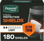 Depend Shields Men Incontinence Pads Light Absorbency 180CT Protection. Fixed Price $47.33.