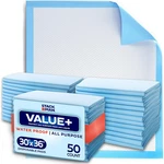 Disposable Underpads 30X36, 50-PACK, Extra Large Absorbent Bed. Fixed Price $61.99.