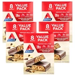 Atkins Protein Meal Chocolate Peanut Butter Value Pack 8 Bars Each (5 Boxes). Fixed Price $90.50.