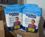 Comfees Youngsters Youth, Contoured Diapers Size 8- 80 Count. Fixed Price $29.99.