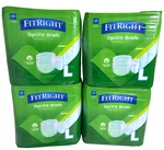80 Ct Medline Fitright Optifit Briefs Large (44"-56" Waists) Extra+ Absorbency. Fixed Price $59.99.