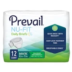 Prevail Nu-fit Bariatric Daily Briefs, Maximum Absorbency, 2X-LARGE, Pack Of 12. Fixed Price $19.42.