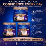 Always Discreet Boutique Rosy Incontinence Underwear For Women, S/m-l-xl/xxl. Fixed Price $144.89.