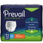 Large 18 Count Prevail Incontinence Underwear Maximum Absorbency White. Fixed Price $67.69.