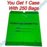 *250-PIECES* Medline Patient Belonging Bag Drawstring 18" X 20" NON026320LG. Fixed Price $54.99.