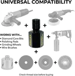 M14 To 5/8"-11 Female Angle Grinder Adapter European North American.... Fixed Price $20.26.