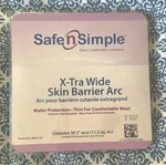 New Safe Simple X-tra Wide Skin Barrier Arcs, 30, Exp. 12/2027, SNS21130. Fixed Price $17.00.