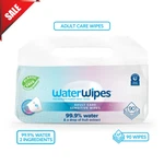 Waterwipes Adult Care Sensitive Purified , 90CT. Fixed Price $16.49.