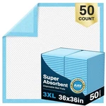 Aay Disposable Bed Pads 36" (50 Count), Extra Large Chucks U.... Fixed Price $44.80.