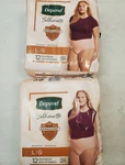 Bags Of 12: Depends Silhouette Incontinence Underwear *large* (B1P1A-4243). Fixed Price $26.99.