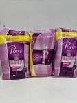 3X Poise Incontinence Pads, Maximum Absorbency, Long Length 64 Each #5L4. Fixed Price $49.00.