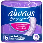 Always Discreet Incontinence Pads, Heavy Absorbency, Long, 39 Ct (ob). Fixed Price $12.74.