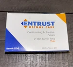 Entrust Ostomy Care 6100 - Thin 2" Skin Barrier Ring 20/BX 03/2027+. Fixed Price $19.99.