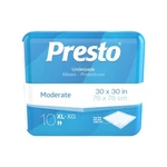 Drylock Technologies Presto Moderate Underpads, 30" X Inch, 10 Ct, UPP29030. Fixed Price $11.73.