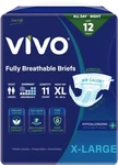 Vivo Organic Cotton Overnight Sensitive Skin Adult Incontinence Diaper Briefs.... Fixed Price $47.95.