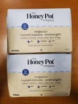 2 Packs Of 16: Honey Pot Organic Incontinence Overnight Herbal Pads (8810) E5D. Fixed Price $18.99.