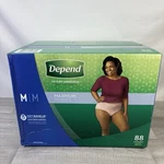 Depend Fit-flex Underwear For Women Size Medium 88 Ct. Fixed Price $49.99.