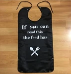 Adult Bib For Eating - Clothing Protector Crumb Catcher Waterproof. Fixed Price $5.93.