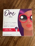 One By Poise 2-IN-1 Daily Liners Extra Coverage Long Length 50 Count Wrapped. Fixed Price $27.99.