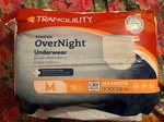 Nip! Tranquility Disposable Underwear Medium 18 Maximum Protection. Fixed Price $5.39.