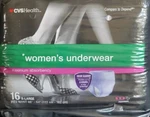 Cvs Health Women's Underwear X-large 48"- 64" Waist Maximum Absorbency 16 Count. Fixed Price $21.99.
