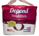 Vintage Depend Fitted Briefs 18 Diapers Large 1996 Usa Leakage Barrier 90S Nos. Fixed Price $149.99.