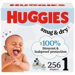 Keep Baby Dry All Night - Huggies Size 1 Diapers 256 Count. Fixed Price $89.99.
