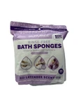 Scrubzz Lavender Rinse-free Bath Sponges 25-PACK Soap & Shampoo. Fixed Price $12.00.