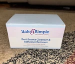 Safe N' Simple Peri-stoma Cleanser & Adhesive Remover Wipe -ships Asap Exp 12/23. Fixed Price $7.00.