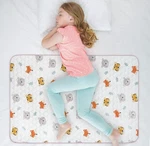Wovenx Bamboo Kids Bed Pad 34X52 Tiger Bear Fox Waterproof. Fixed Price $28.00.