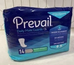 Prevail Guards For Men Pads- 14 Count- One Size- Breathable- New Sealed. Fixed Price $13.15.