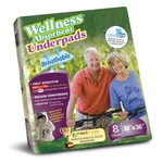 Wellness Absorbent Underpads - Size 30" X 36" 8 Count. Fixed Price $15.99.