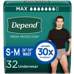 Depend Fresh Protection Adult Incontinence Underwear For Men, Disposable, Max.... Fixed Price $29.57.