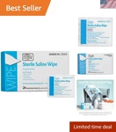 Hygea Sterile Saline Wipe, 6" 4", 24/BX. Fixed Price $25.41.